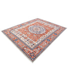 Heriz 7'8'' X 9'8'' Hand-Knotted Wool Rug 7'8'' x 9'8'' (230 X 290) / Ivory / Rust