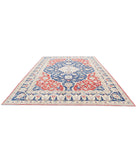 Heriz 9'11'' X 13'11'' Hand-Knotted Wool Rug 9'11'' x 13'11'' (298 X 418) / Red / Blue