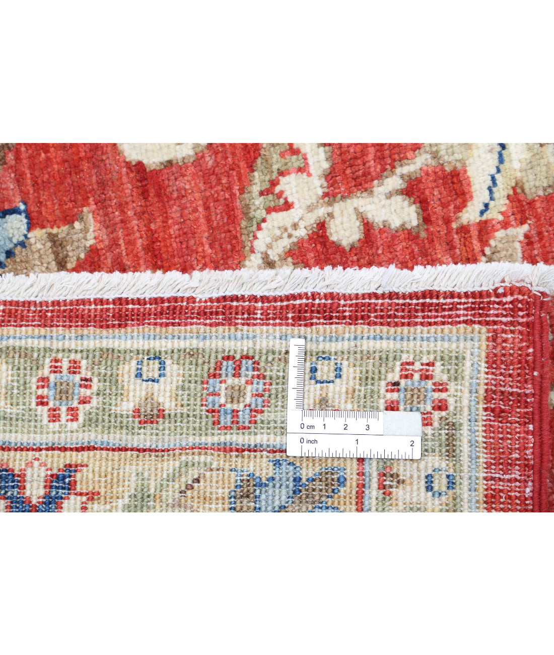 Heriz 9'11'' X 13'11'' Hand-Knotted Wool Rug 9'11'' x 13'11'' (298 X 418) / Red / Blue