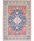 Heriz 9'11'' X 13'11'' Hand-Knotted Wool Rug 9'11'' x 13'11'' (298 X 418) / Red / Blue