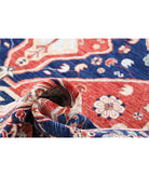 Heriz 10'0'' X 13'0'' Hand-Knotted Wool Rug 10'0'' x 13'0'' (300 X 390) / Red / Blue