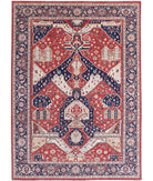 Heriz 10'0'' X 13'0'' Hand-Knotted Wool Rug 10'0'' x 13'0'' (300 X 390) / Red / Blue