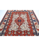 Heriz 8'0'' X 9'10'' Hand-Knotted Wool Rug 8'0'' x 9'10'' (240 X 295) / Red / Ivory