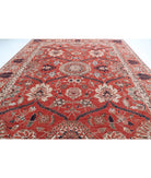 Heriz 12'0'' X 14'7'' Hand-Knotted Wool Rug 12'0'' x 14'7'' (360 X 438) / Red / Ivory