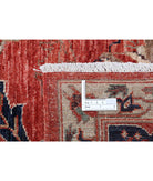 Heriz 12'0'' X 14'7'' Hand-Knotted Wool Rug 12'0'' x 14'7'' (360 X 438) / Red / Ivory