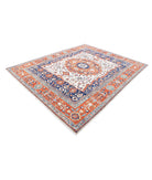 Heriz 8'0'' X 9'10'' Hand-Knotted Wool Rug 8'0'' x 9'10'' (240 X 295) / Ivory / Rust