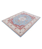 Heriz 5'2'' X 6'9'' Hand-Knotted Wool Rug 5'2'' x 6'9'' (155 X 203) / Blue / Ivory