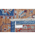 Heriz 6'7'' X 9'4'' Hand-Knotted Wool Rug 6'7'' x 9'4'' (198 X 280) / Blue / Ivory