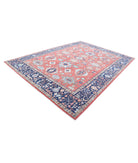 Heriz 9'0'' X 12'4'' Hand-Knotted Wool Rug 9'0'' x 12'4'' (270 X 370) / Red / Blue