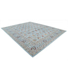 Jasmine 11'9'' X 14'10'' Hand-Knotted Wool Rug 11'9'' x 14'10'' (353 X 445) / Blue / Blue