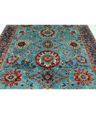 Jasmine 8'1'' X 10'2'' Hand-Knotted Wool Rug 8'1'' x 10'2'' (243 X 305) / Teal / Blue