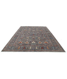 Jasmine 9'0'' X 12'3'' Hand-Knotted Wool Rug 9'0'' x 12'3'' (270 X 368) / Grey / Grey