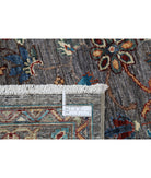 Jasmine 9'0'' X 12'3'' Hand-Knotted Wool Rug 9'0'' x 12'3'' (270 X 368) / Grey / Grey