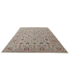 Jasmine 8'10'' X 12'1'' Hand-Knotted Wool Rug 8'10'' x 12'1'' (265 X 363) / Grey / Grey