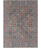 Jasmine 9'0'' X 12'6'' Hand-Knotted Wool Rug 9'0'' x 12'6'' (270 X 375) / Grey / Grey