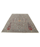 Bakshaish 6'11'' X 9'10'' Hand-Knotted Wool Rug 6'11'' x 9'10'' (208 X 295) / Grey / Grey