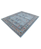 Bakshaish 8'0'' X 9'9'' Hand-Knotted Wool Rug 8'0'' x 9'9'' (240 X 293) / Blue / Blue