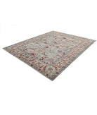 Jasmine 8'0'' X 9'9'' Hand-Knotted Wool Rug 8'0'' x 9'9'' (240 X 293) / Grey / Grey