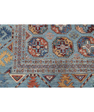 Jasmine 11'11'' X 15'8'' Hand-Knotted Wool Rug 11'11'' x 15'8'' (358 X 470) / Blue / Multi