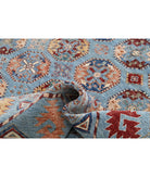 Jasmine 11'11'' X 15'8'' Hand-Knotted Wool Rug 11'11'' x 15'8'' (358 X 470) / Blue / Multi