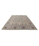 Jasmine 8'9'' X 11'11'' Hand-Knotted Wool Rug 8'9'' x 11'11'' (263 X 358) / Grey / Grey