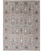 Jasmine 8'9'' X 11'11'' Hand-Knotted Wool Rug 8'9'' x 11'11'' (263 X 358) / Grey / Grey