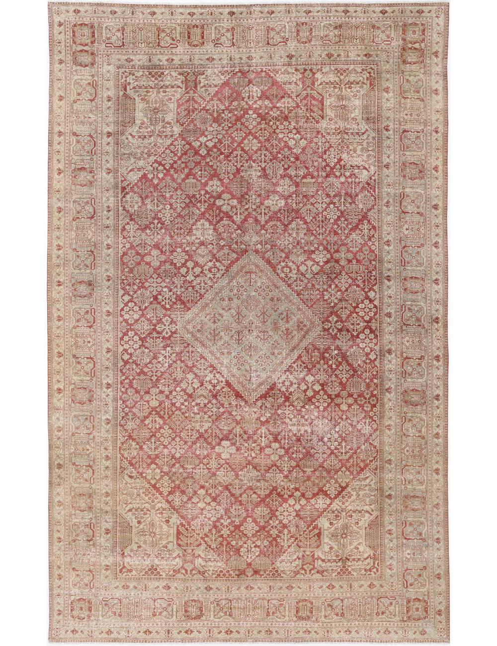 Josheghan 10' 3" X 16' 10" Hand-Knotted Wool Rug 10' 3" X 16' 10" (312 X 513) / Rust / Ivory