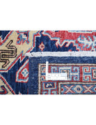 Kazak 8' 1" X 11' 5" Hand-Knotted Wool Rug 8' 1" X 11' 5" (246 X 348) / Blue / Ivory