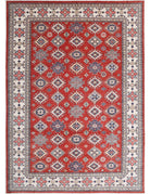 Kazak 11' 7" X 16' 4" Hand-Knotted Wool Rug 11' 7" X 16' 4" (353 X 498) / Red / Ivory