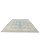 Khotan 9' 10" X 12' 2" Hand-Knotted Wool Rug 9' 10" X 12' 2" (300 X 371) / Blue / Taupe