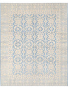 Khotan 9' 10" X 12' 2" Hand-Knotted Wool Rug 9' 10" X 12' 2" (300 X 371) / Blue / Taupe