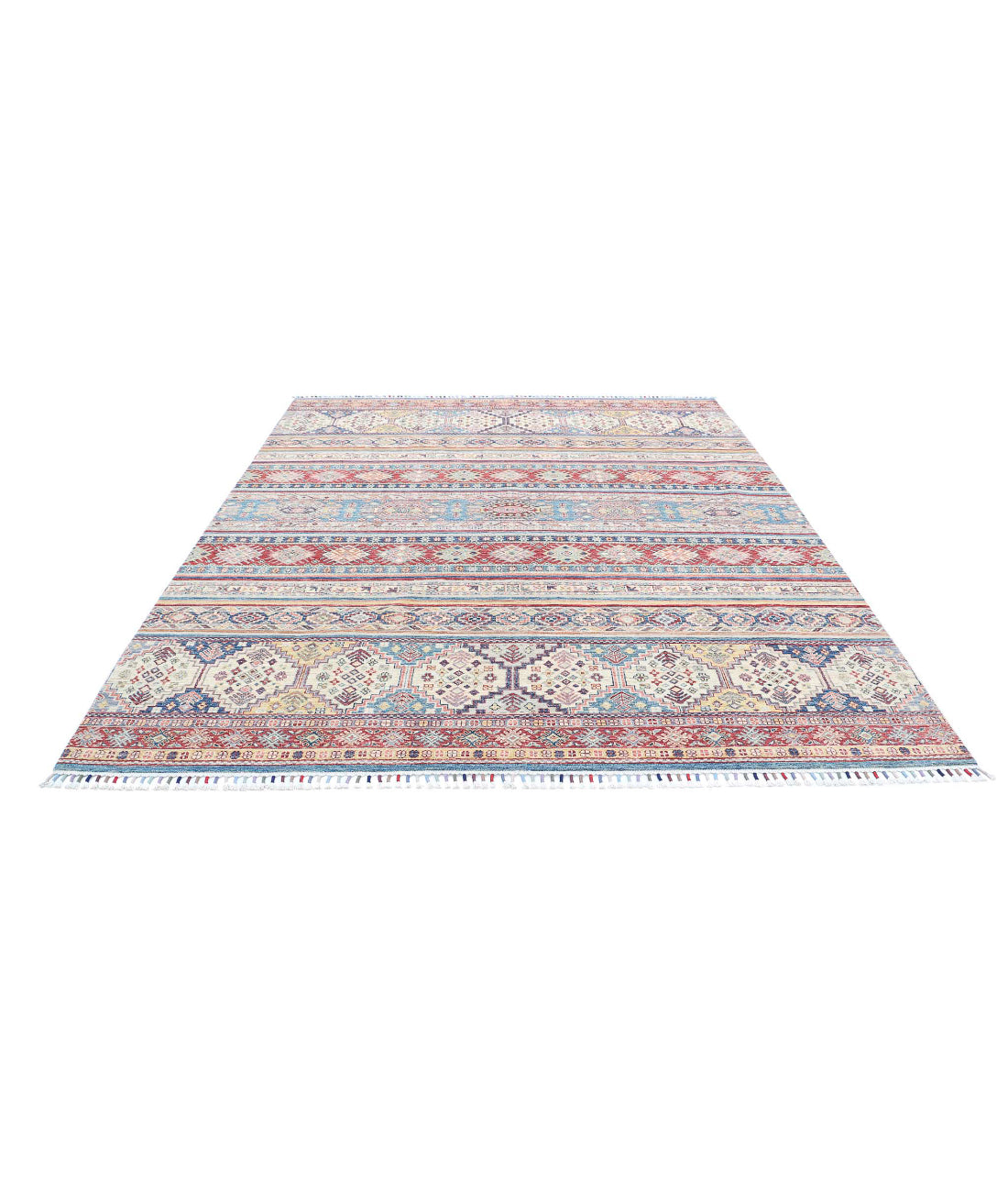 Khurjeen 7'10'' X 9'7'' Hand-Knotted Wool Rug 7'10'' x 9'7'' (235 X 288) / Multi / Multi