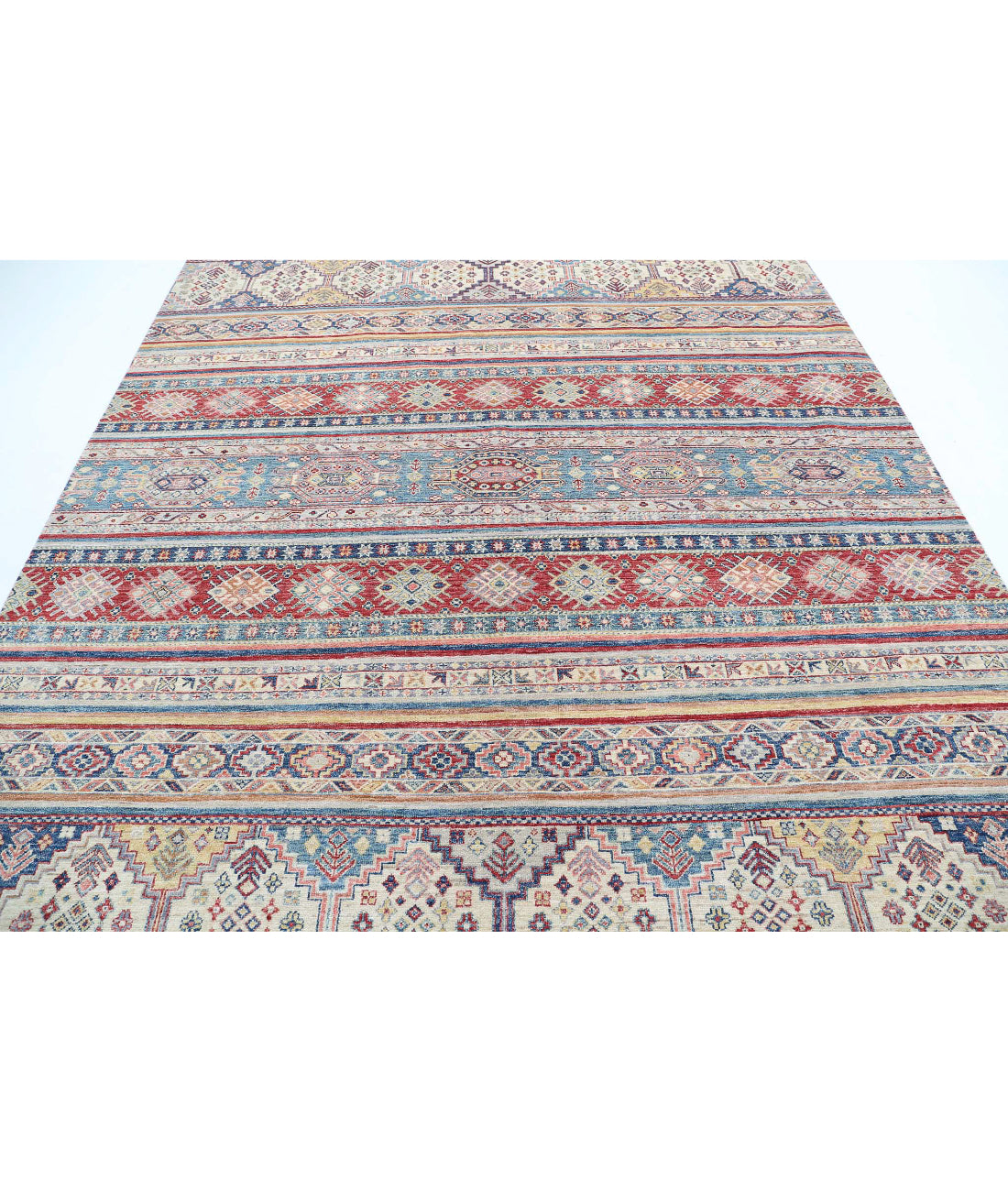 Khurjeen 7'10'' X 9'7'' Hand-Knotted Wool Rug 7'10'' x 9'7'' (235 X 288) / Multi / Multi