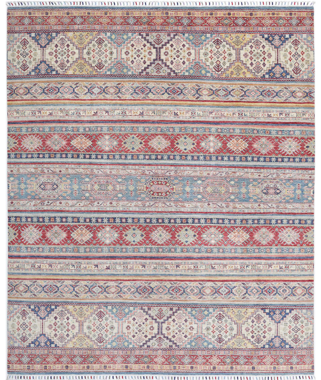 Khurjeen 7'10'' X 9'7'' Hand-Knotted Wool Rug 7'10'' x 9'7'' (235 X 288) / Multi / Multi