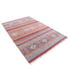 Khurjeen 5'9'' X 8'5'' Hand-Knotted Wool Rug 5'9'' x 8'5'' (173 X 253) / Multi / Blue