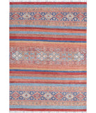 Khurjeen 5'9'' X 8'5'' Hand-Knotted Wool Rug 5'9'' x 8'5'' (173 X 253) / Multi / Blue