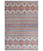 Khurjeen 5'5'' X 7'11'' Hand-Knotted Wool Rug 5'5'' x 7'11'' (163 X 238) / Multi / Ivory