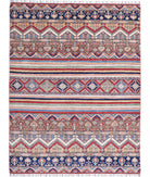 Khurjeen 5'7'' X 7'4'' Hand-Knotted Wool Rug 5'7'' x 7'4'' (168 X 220) / Multi / Blue