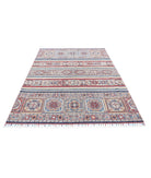 Khurjeen 5'4'' X 7'9'' Hand-Knotted Wool Rug 5'4'' x 7'9'' (160 X 233) / Multi / Blue