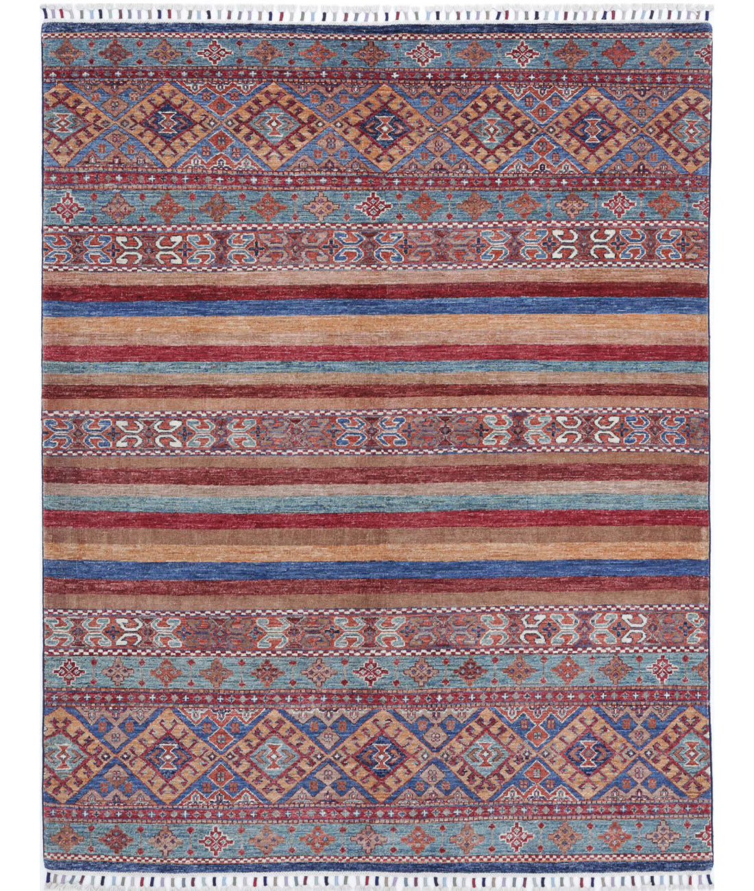 Khurjeen 5'0'' X 6'6'' Hand-Knotted Wool Rug 5'0'' x 6'6'' (150 X 195) / Multi / N/A