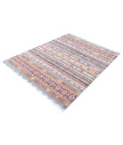 Khurjeen 4'10'' X 6'2'' Hand-Knotted Wool Rug 4'10'' x 6'2'' (145 X 185) / Multi / Blue