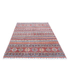 Khurjeen 4'11'' X 7'2'' Hand-Knotted Wool Rug 4'11'' x 7'2'' (148 X 215) / Multi / Red