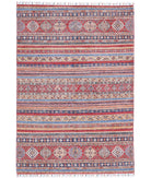 Khurjeen 4'11'' X 7'2'' Hand-Knotted Wool Rug 4'11'' x 7'2'' (148 X 215) / Multi / Red