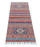 Khurjeen 2'0'' X 5'6'' Hand-Knotted Wool Rug 2'0'' x 5'6'' (60 X 165) / Multi / Multi