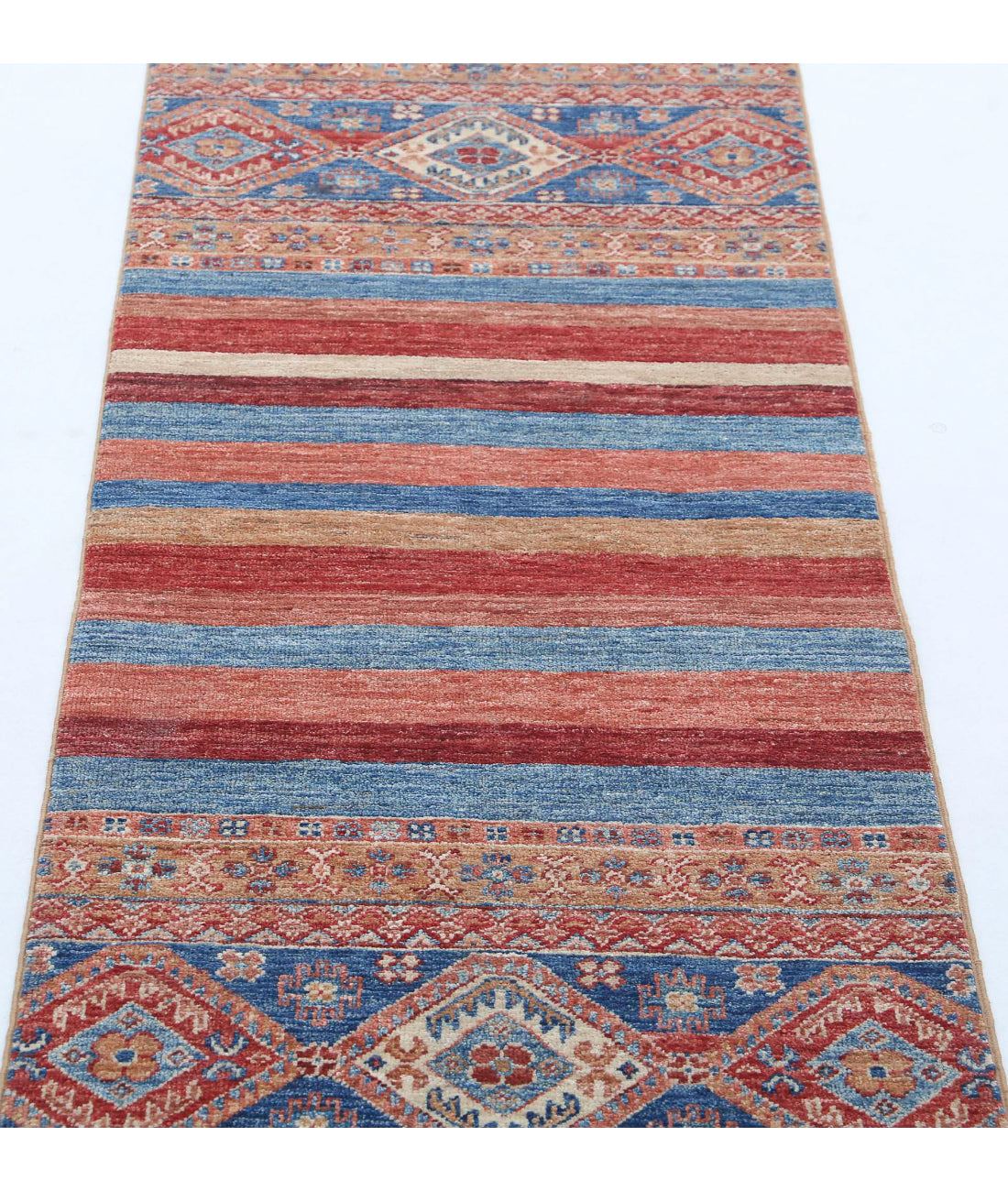 Khurjeen 2'0'' X 5'6'' Hand-Knotted Wool Rug 2'0'' x 5'6'' (60 X 165) / Multi / Multi