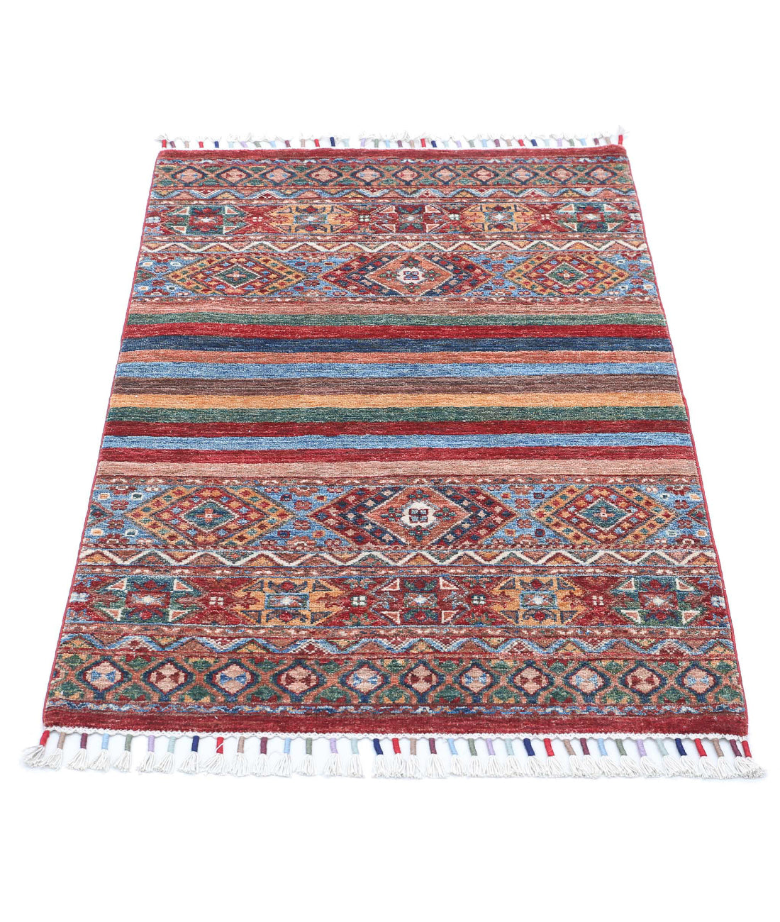 Khurjeen 2'7'' X 4'0'' Hand-Knotted Wool Rug 2'7'' x 4'0'' (78 X 120) / Multi / Multi