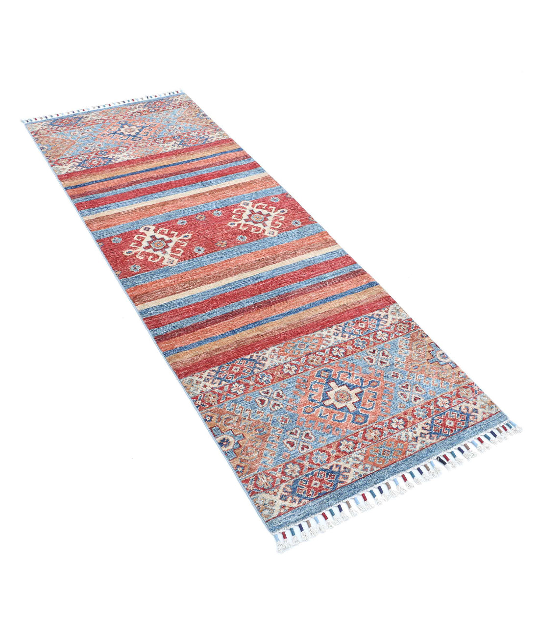 Khurjeen 2'6'' X 6'8'' Hand-Knotted Wool Rug 2'6'' x 6'8'' (75 X 200) / Multi / Multi