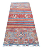 Khurjeen 2'6'' X 6'8'' Hand-Knotted Wool Rug 2'6'' x 6'8'' (75 X 200) / Multi / Multi