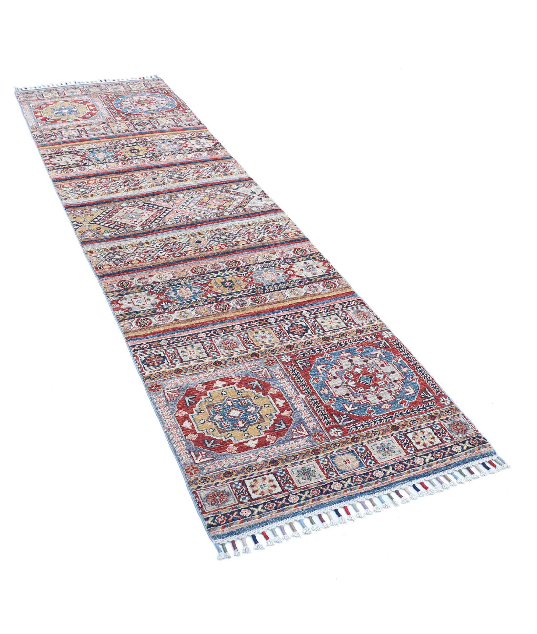 Khurjeen 2'10'' X 9'7'' Hand-Knotted Wool Rug 2'10'' x 9'7'' (85 X 288) / Multi / Multi