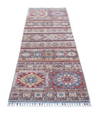 Khurjeen 2'10'' X 9'7'' Hand-Knotted Wool Rug 2'10'' x 9'7'' (85 X 288) / Multi / Multi